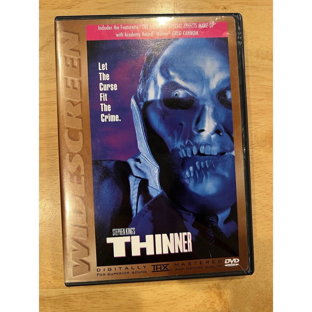 Thinner (DVD, 1996) STEPHEN KING